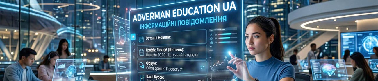 AdverMAN Education UA - інформаційні повідомлення
